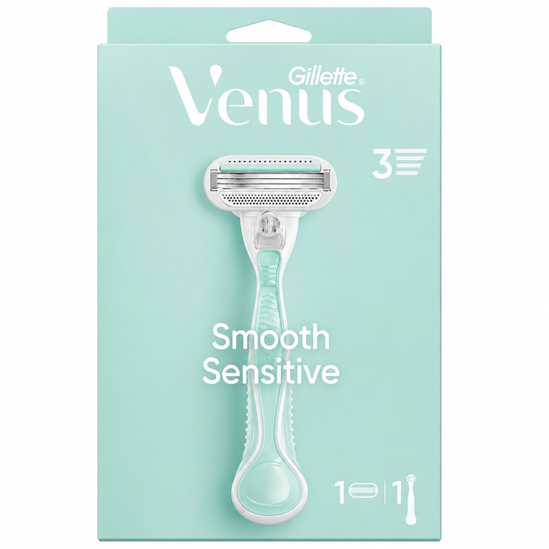 خود تراش ژیلت مدل  New Venus Smooth Sensitive 