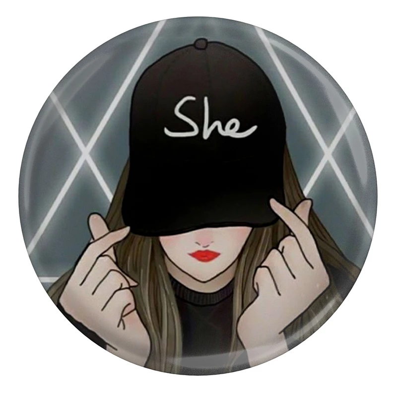 مگنت طرح دختر مدل S10628 