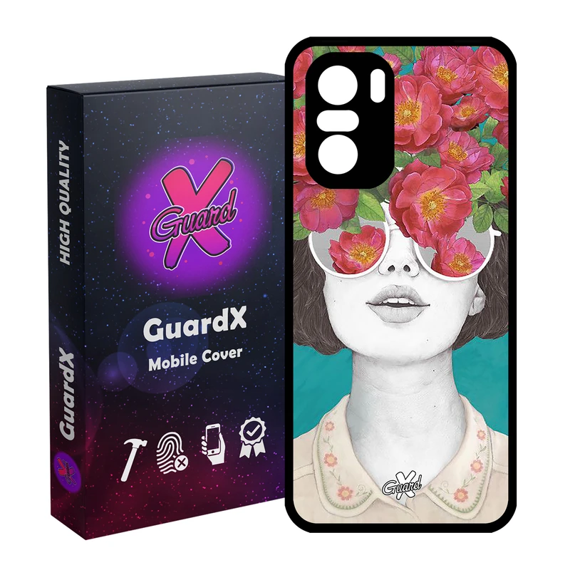 کاور گارد ایکس طرح Girl مدل Glass10148 مناسب برای گوشی موبایل شیائومی Poco F3/MI 11X/MI 11X Pro/Redmi K40/K40 Pro