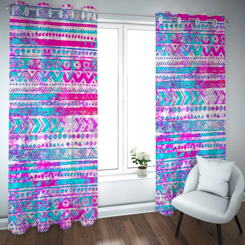 پرده مدل چاپی هازان سایز 300×150 سانتی متر 