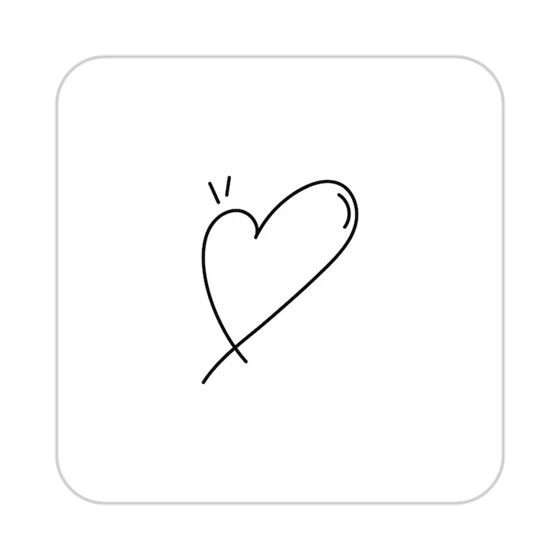 زیر لیوانی کاکتی طرح عاشقانه مدل mp37209