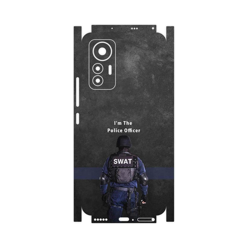 برچسب پوششی ماهوت مدل Police Officer-FullSkin مناسب برای گوشی موبایل شیائومی 12 Lite