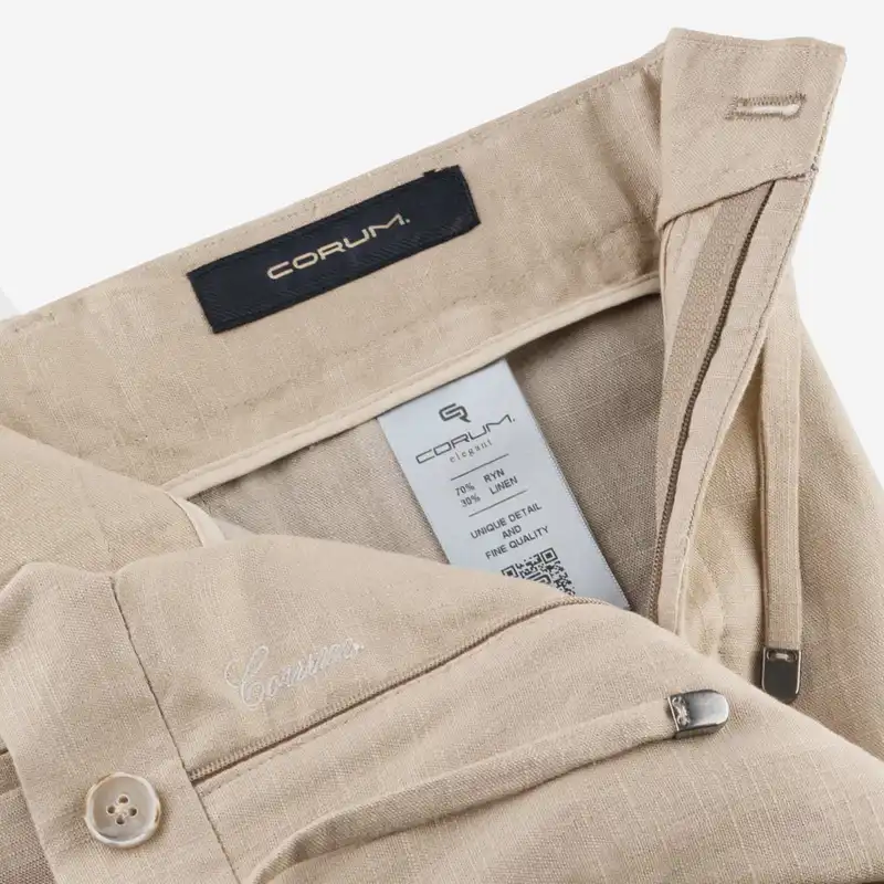 شلوار مردانه کروم مدل لینن کد 2412503