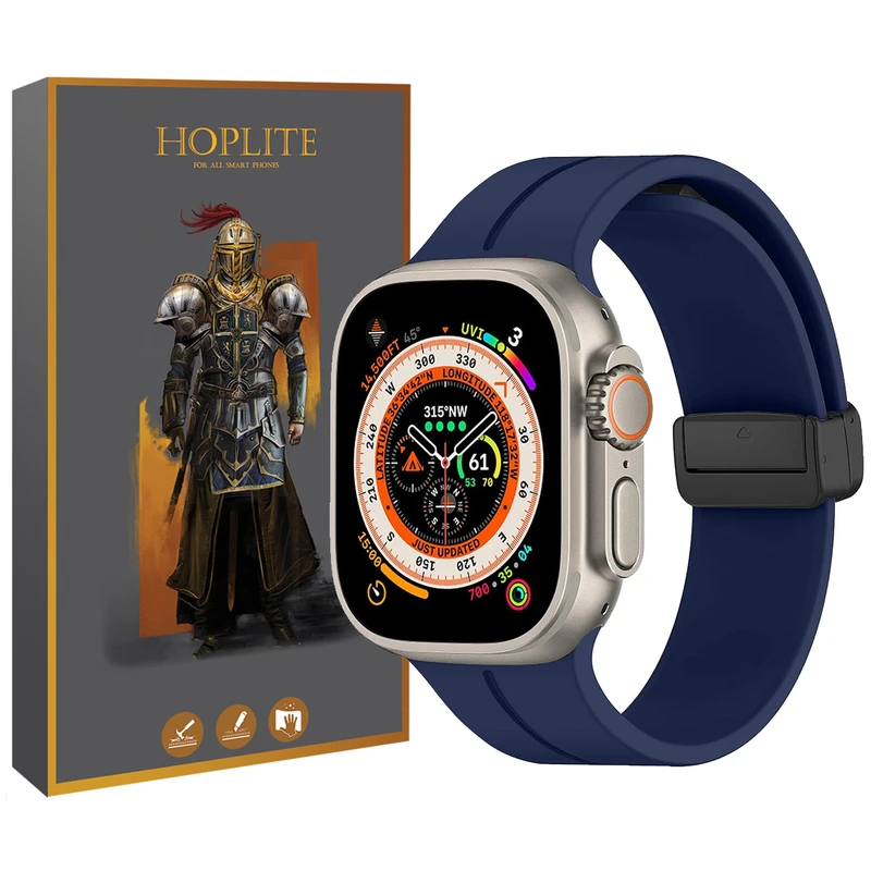 بند هاپلایت مدل Magnetic-ORG-HL مناسب برای ساعت هوشمند هاینو تکو T89 Ultra / T99 Ultra max