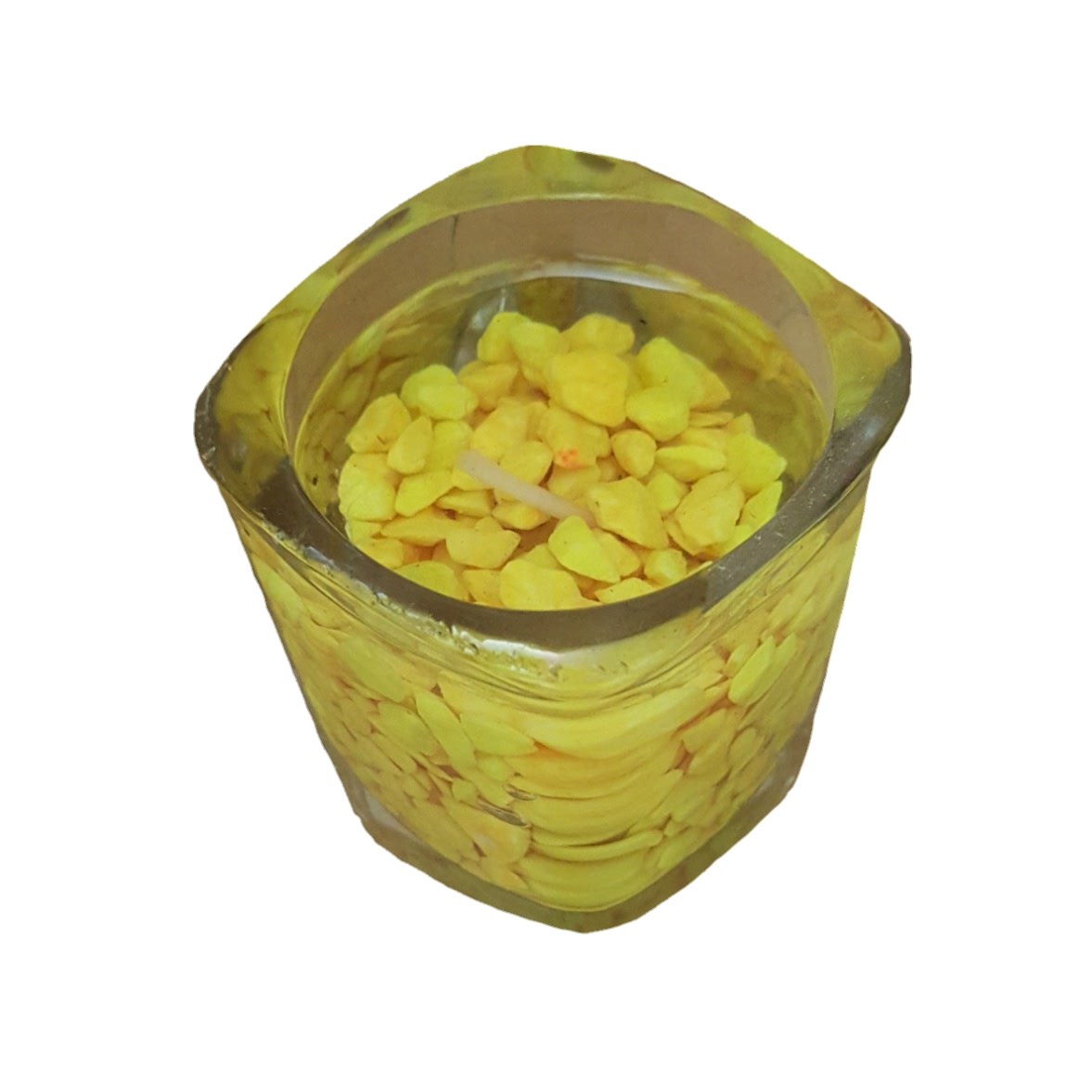 شمع لیوانی مدل سنگی کد 80