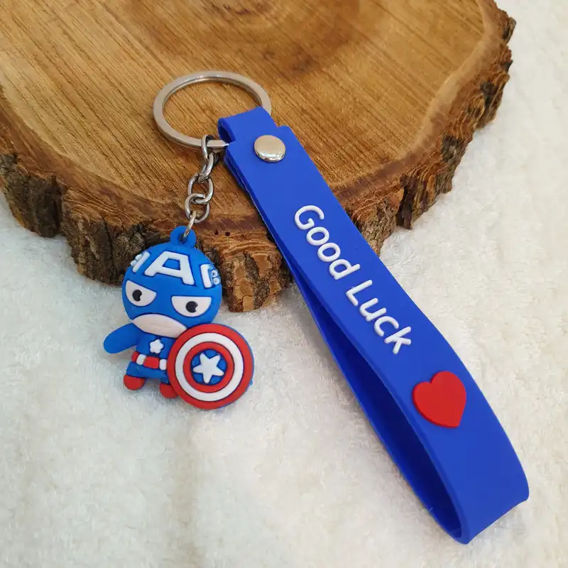 جاکلیدی مدل سیلیکونی طرح ابر قهرمانان کاپیتان بچه کد DB20