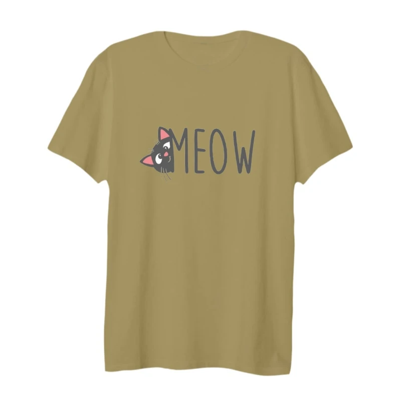 تی شرت لانگ آستین کوتاه زنانه مدل گربه کد 5