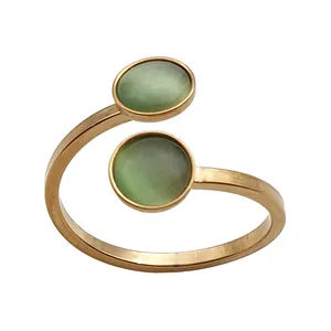 انگشتر زنانه مدل دایره كد RNG17-GN