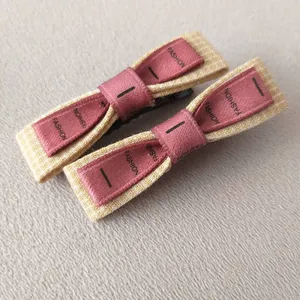 گیره مو دخترانه مدل پاپیون بسته دو عددی