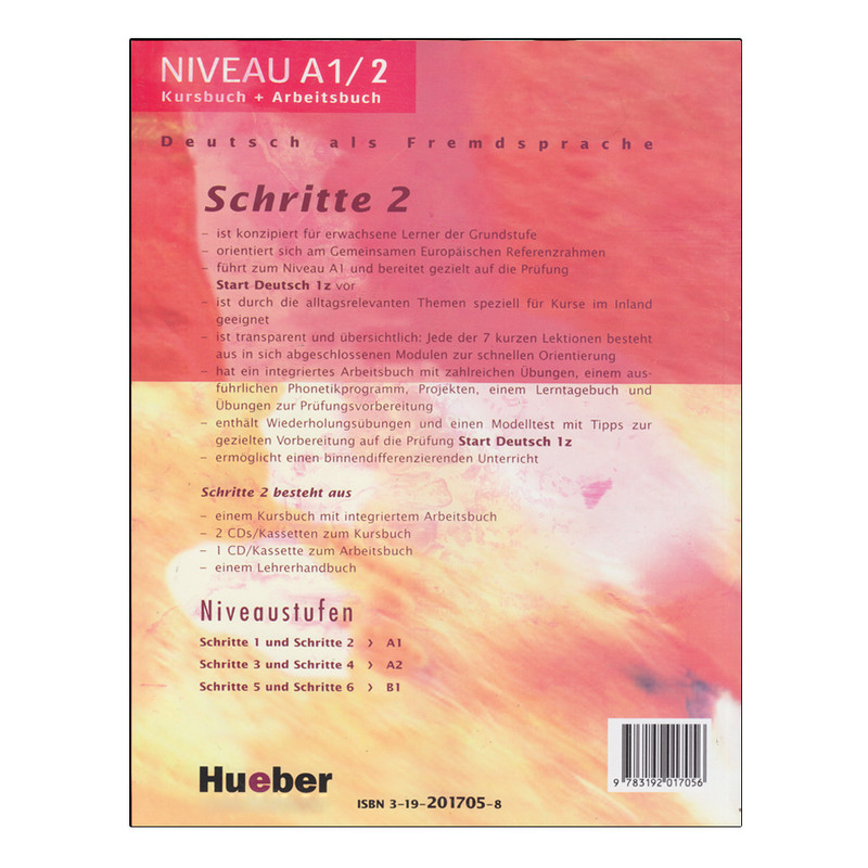 کتاب Schritte 2 اثر جمعی از نویسندگان انتشارات الوندپویان کتاب Schritte 2 اثر جمعی از نویسندگان انتشارات الوندپویان