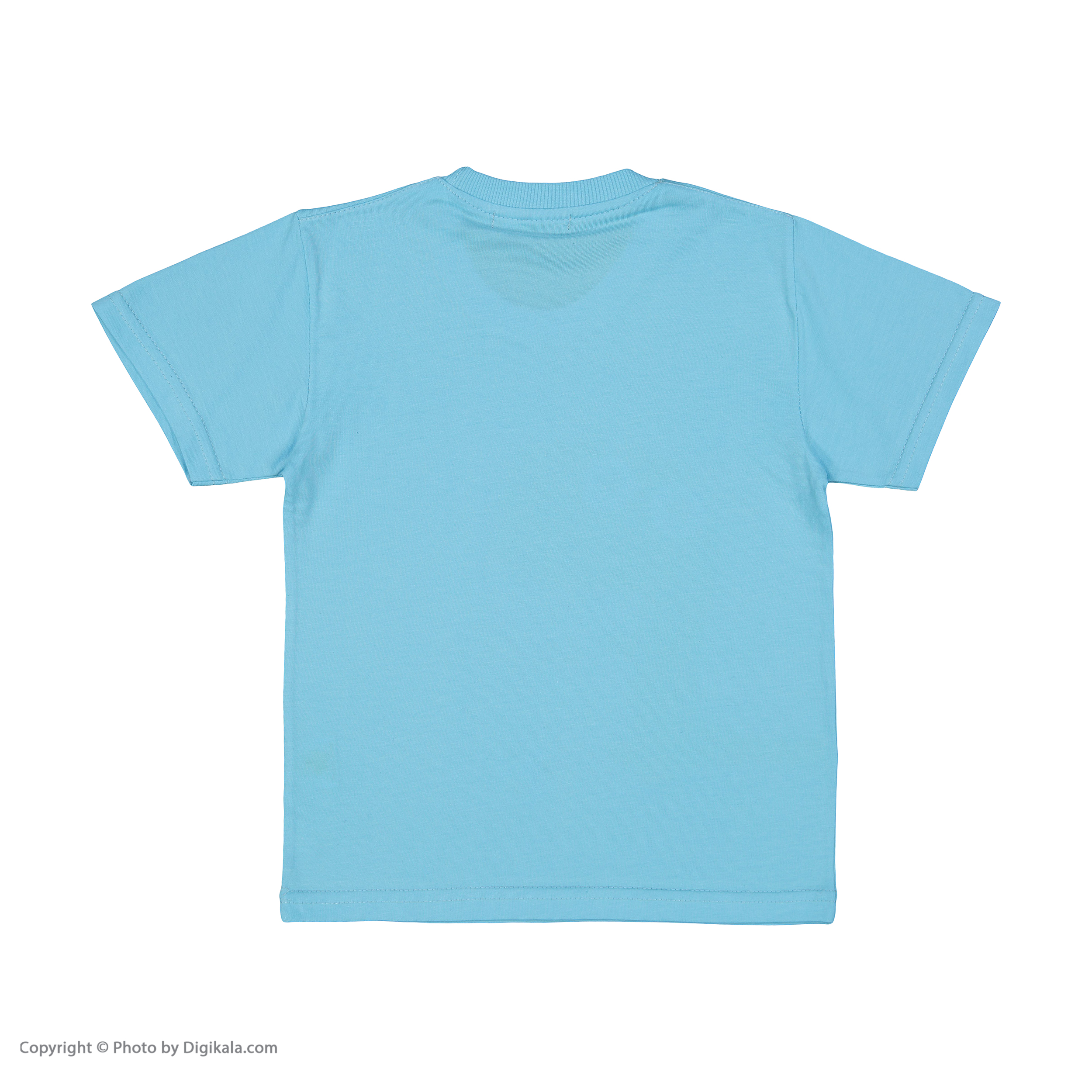 ست تی شرت آستین کوتاه و شلوارک پسرانه خرس کوچولو مدل 2011308-58 -  - 6