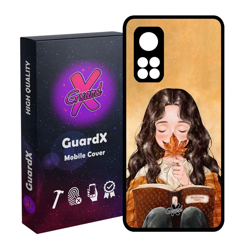 کاور گارد ایکس طرح Girl مدل Glass10223 مناسب برای گوشی موبایل شیائومی Mi 10T / Mi 10T Pro