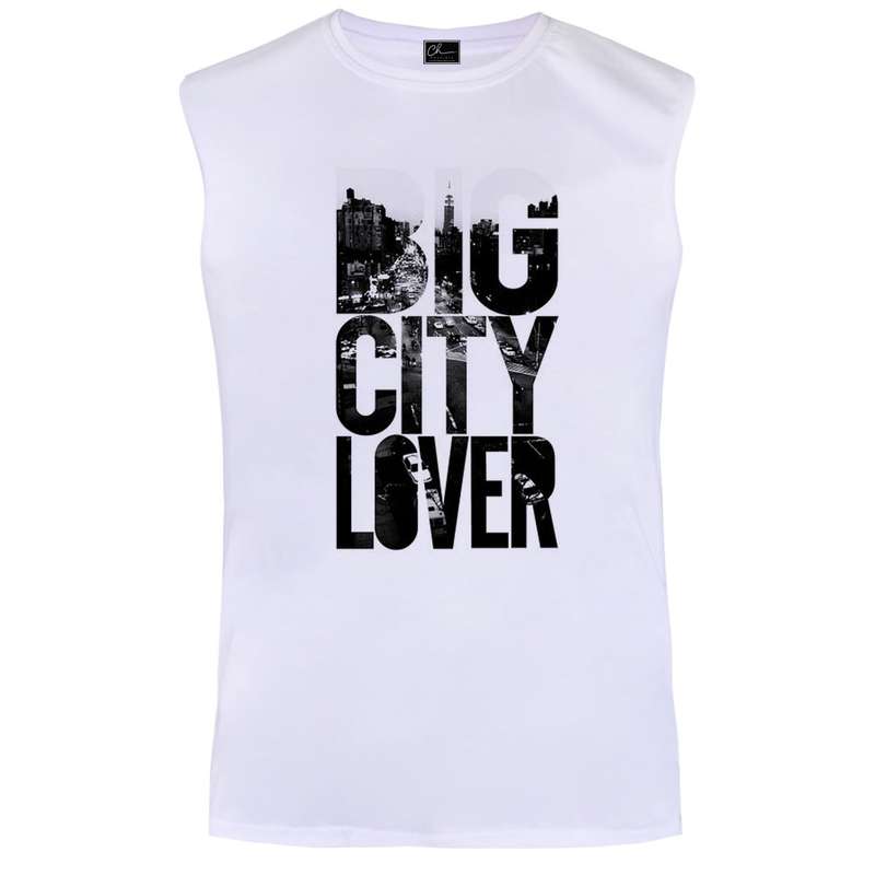 تاپ مردانه مدل  B34 رنگ سفید