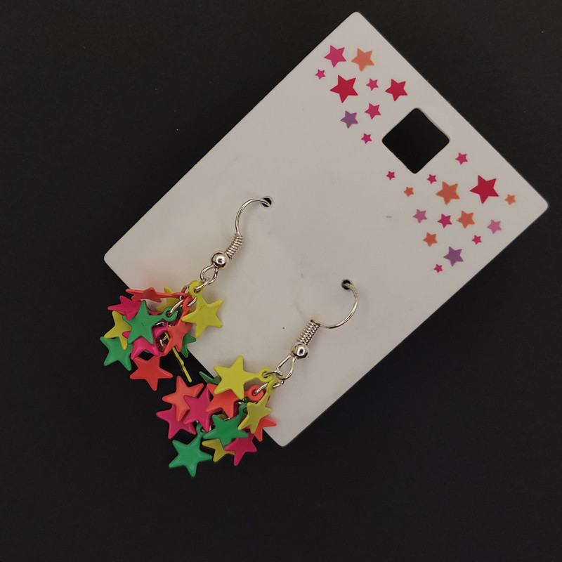 گوشواره دخترانه مدل ستاره کد 02