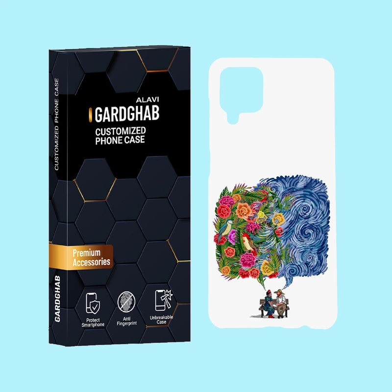 کاور گارد قاب علوی مدل هنری مناسب برای گوشی موبایل سامسونگ Galaxy A12