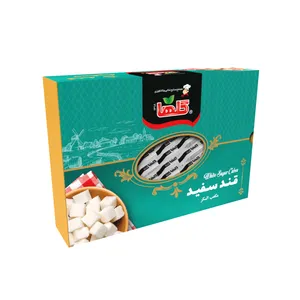حبه قند سفید تک نفره گلها - 380 گرم