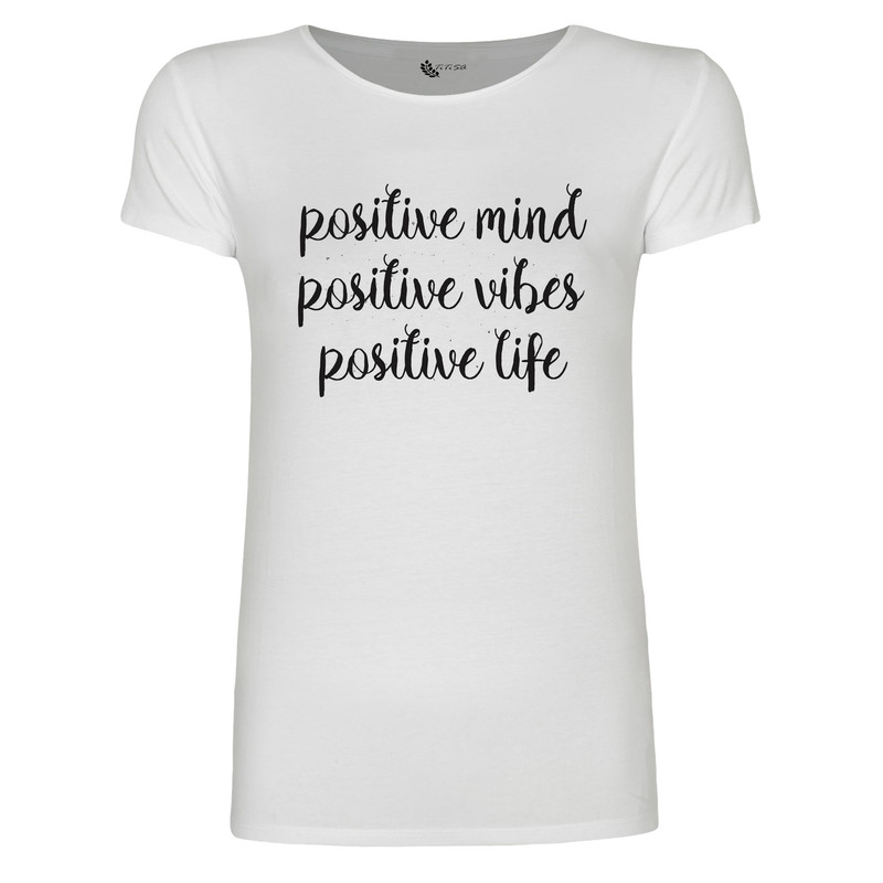 تی شرت زنانه مدل positive mind