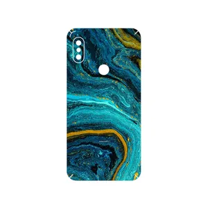 MAHOOT Turquoise marblewith golden streaks Cover Sticker for Xiaomi Redmi Note 6 Pro