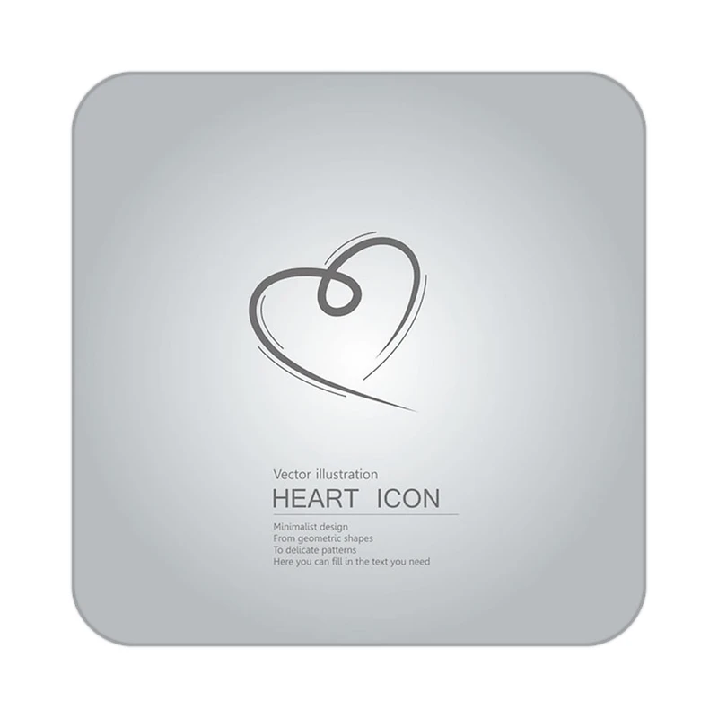 زیر لیوانی کاکتی طرح عاشقانه مدل mp40843