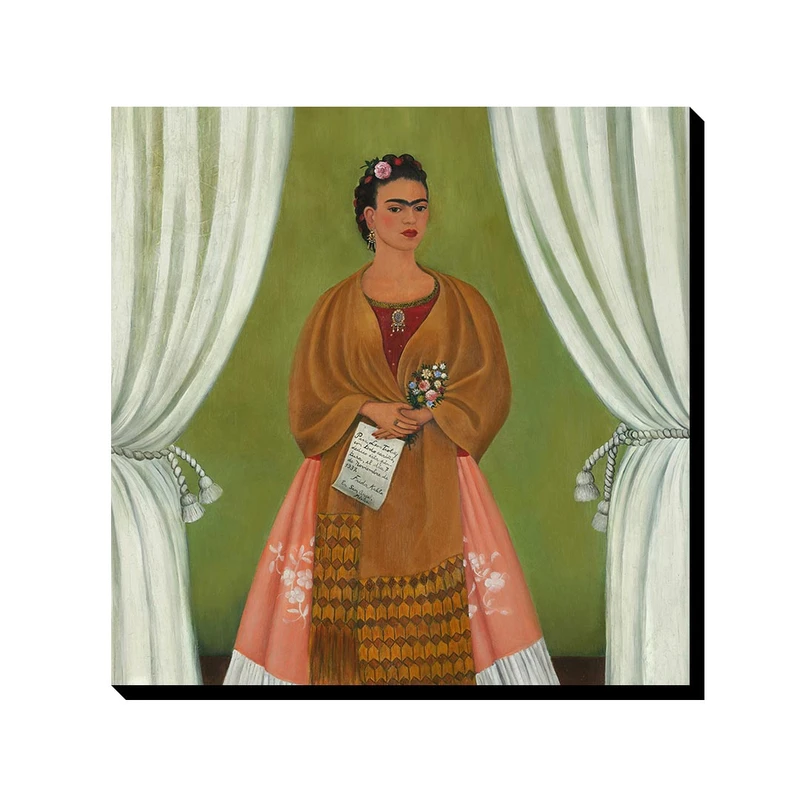 تابلو ترمه طراحان ایده طرح خودنگار اختصاصی برای لئون تروتسکی از فریدا کد art0132