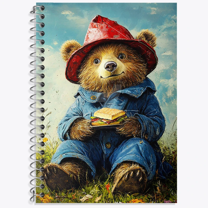 دفتر نت موسیقی 50 برگ خندالو طرح خرس پدینگتون کد N1939