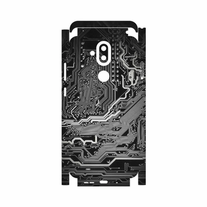 برچسب پوششی ماهوت مدل Black Printed Circuit Board-FullSkin مناسب برای گوشی موبایل نوکیا 8.1