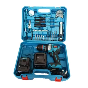 مجموعه 34 عددی دریل شارژی چکشی 13 میلیمتری 148 ولت باس مدل Brushless