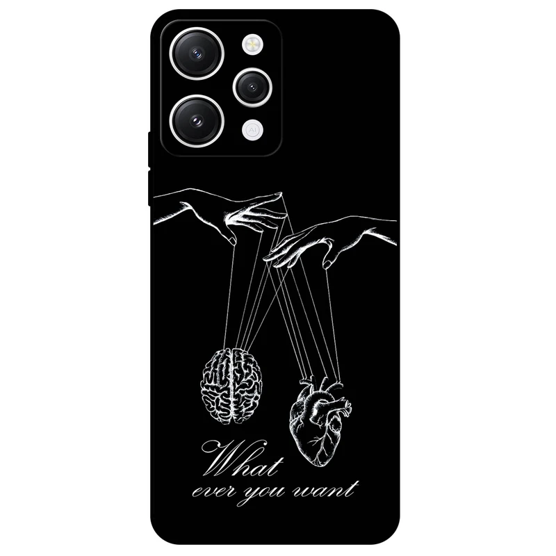 کاور مگافون طرح فکر و احساس مدل 1899 مناسب برای گوشی موبایل شیائومی Redmi 12 4G 