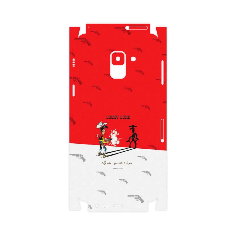 برچسب پوششی ماهوت مدل Lucky Luke-FullSkin مناسب برای گوشی موبایل سامسونگ Galaxy A8 2018