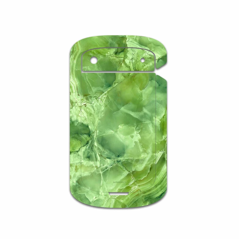 برچسب پوششی ماهوت مدل Green-Crystal-Marble مناسب برای گوشی موبایل بلک بری Bold Touch 9900