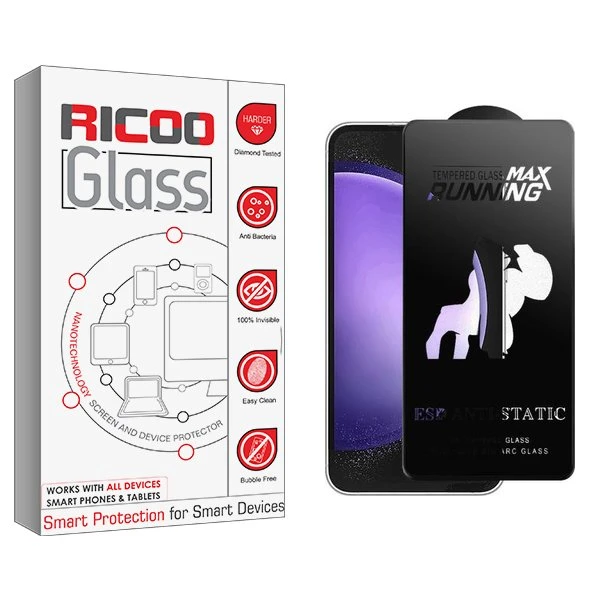 محافظ صفحه نمایش ریکو مدل RiC2newpkg Running Max مناسب برای گوشی موبایل سامسونگ Galaxy S23 FE