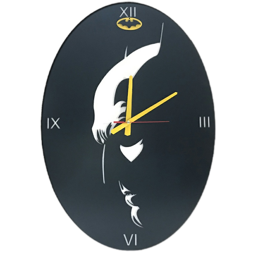 ساعت دیواری مدل سکوت بتمن کد 6244