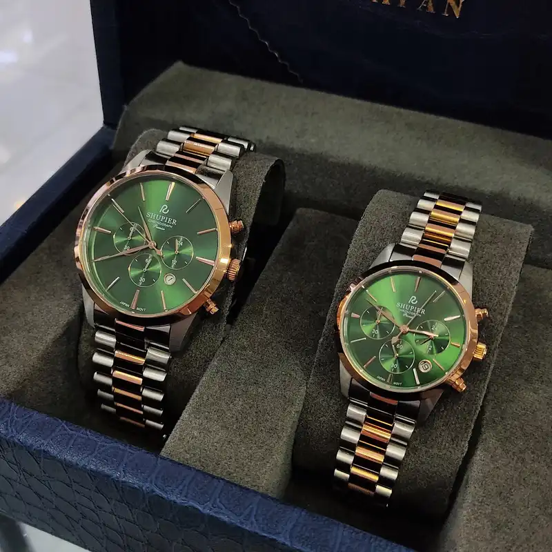 ست ساعت مچی عقربه ای زنانه و مردانه شوپیر مدل GL189A009