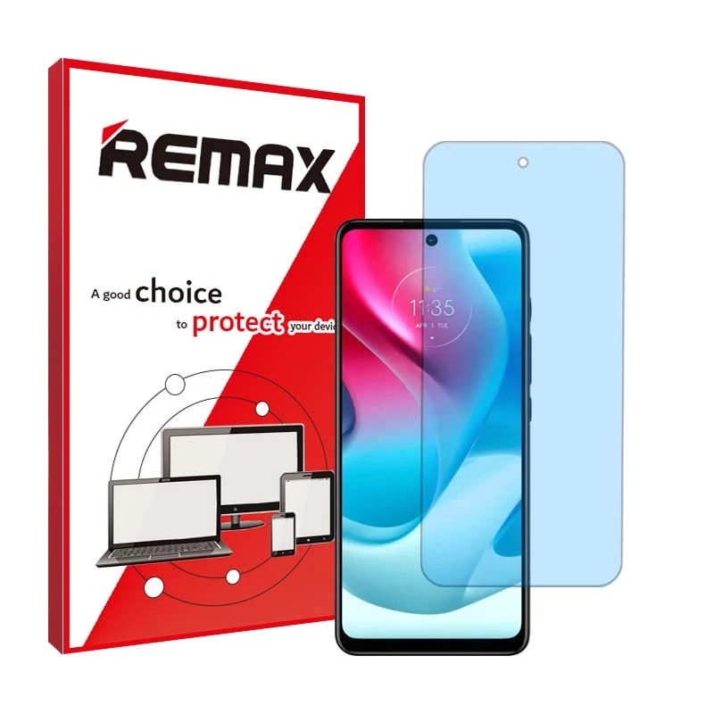 محافظ صفحه نمایش آنتی بلو ریمکس مدل Resistant مناسب برای گوشی موبایل موتورولا Moto G60S