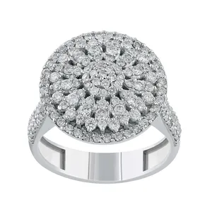 انگشتر طلا 18 عیار زنانه جواهری سروری مدل 10170