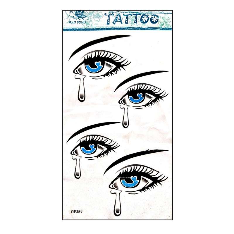 تتو موقت طرح چشم و اشک کد 389