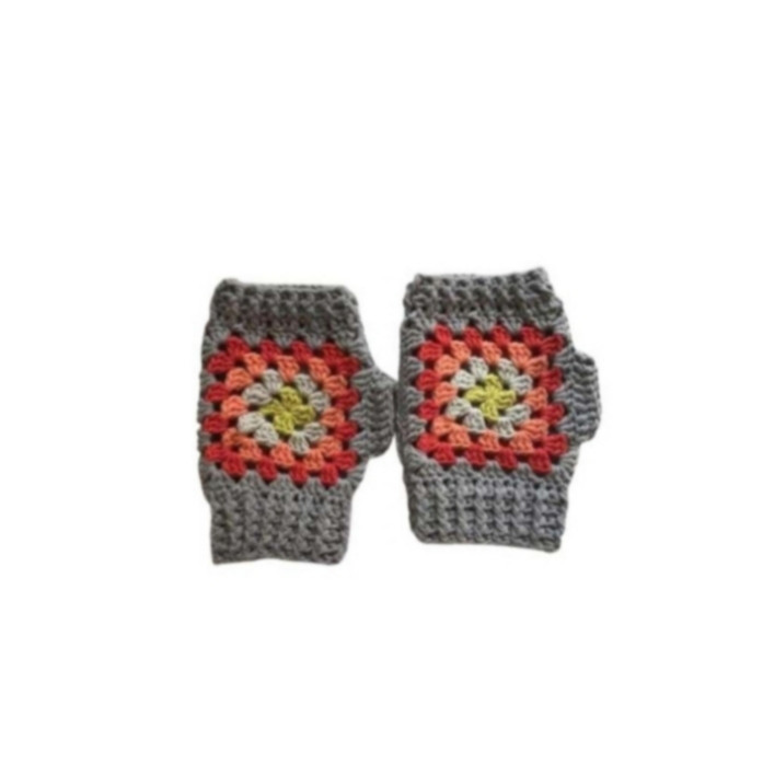 دستکش بافتنی بچگانه مدل ترمه