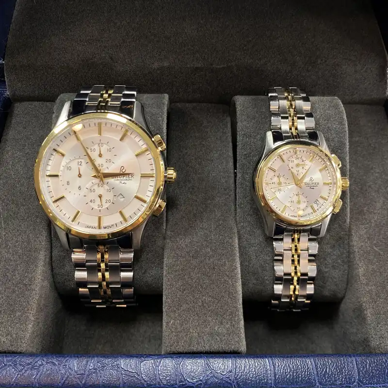 ست ساعت مچی عقربه ای زنانه و مردانه شوپیر مدل GL176A004