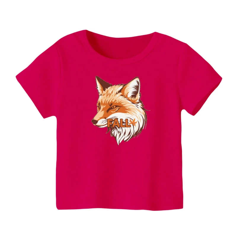 تی شرت آستین کوتاه بچگانه مدل روباه کد ۹