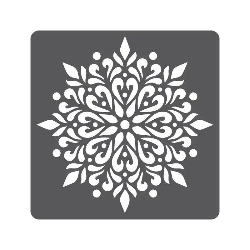 شابلون طرح گل هشت پر کد KM-sh1