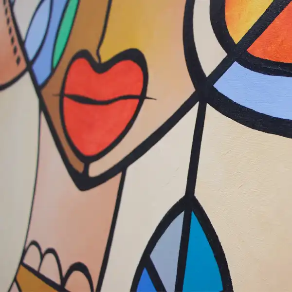 تابلو نقاشی رنگ روغن مدل مدرن