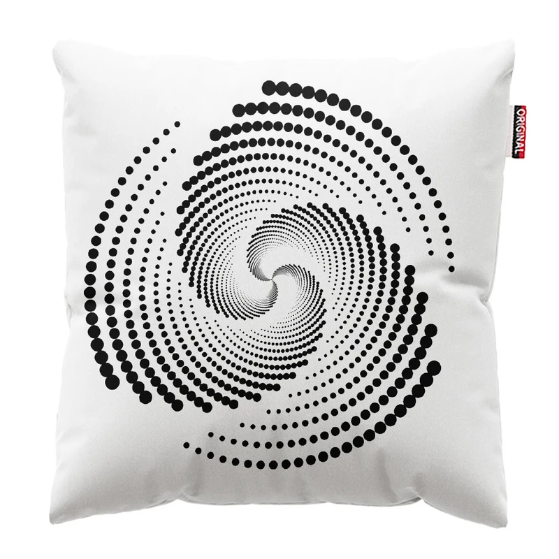 کوسن پاد آفرین طرح زیبای دایره ای کد 1488 سایز 30*30 سانتی متر