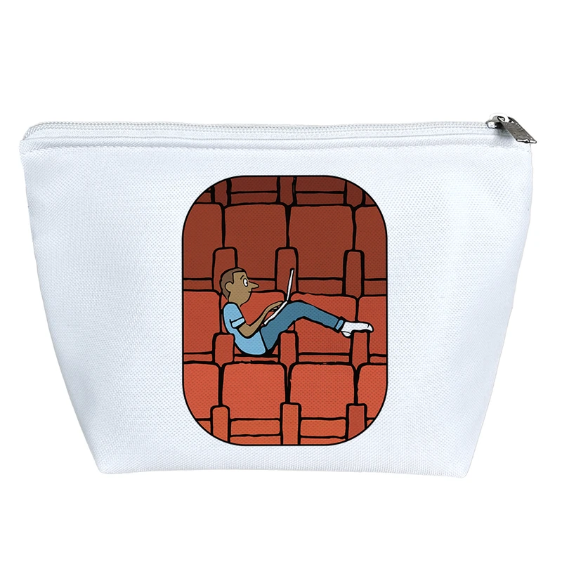 کیف لوازم آرایش دخترانه خندالو مدل تنها در سینما کد 10433