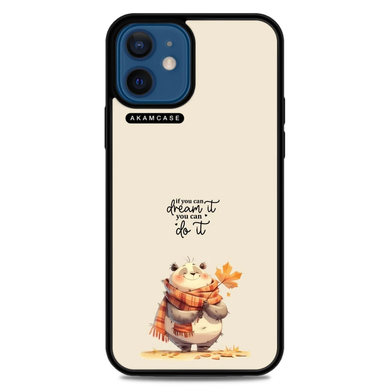 کاور آکام مدل AMC-WA12M-ANIMALS QOUTES-10 مناسب برای گوشی موبایل اپل iPhone 12 Mini