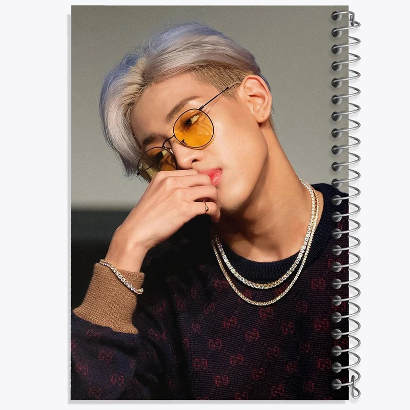 دفتر نت موسیقی 50 برگ خندالو مدل بم بم گروه گات سون GOT7 کد 11659