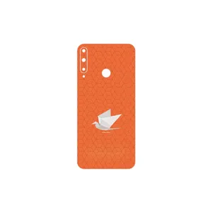 MAHOOT Minimalist origami bird Cover Sticker for Huawei Y7p