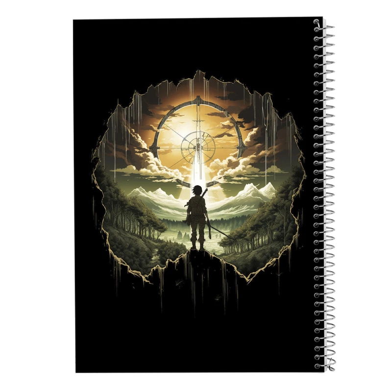 دفتر ژورنال نویسی 50 برگ مدوپد مدل نقطه ای طرح تایتان Titan کد DF11926