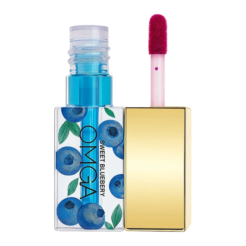 برق لب مایع امگا مدل Sweet Blueberry شماره 03