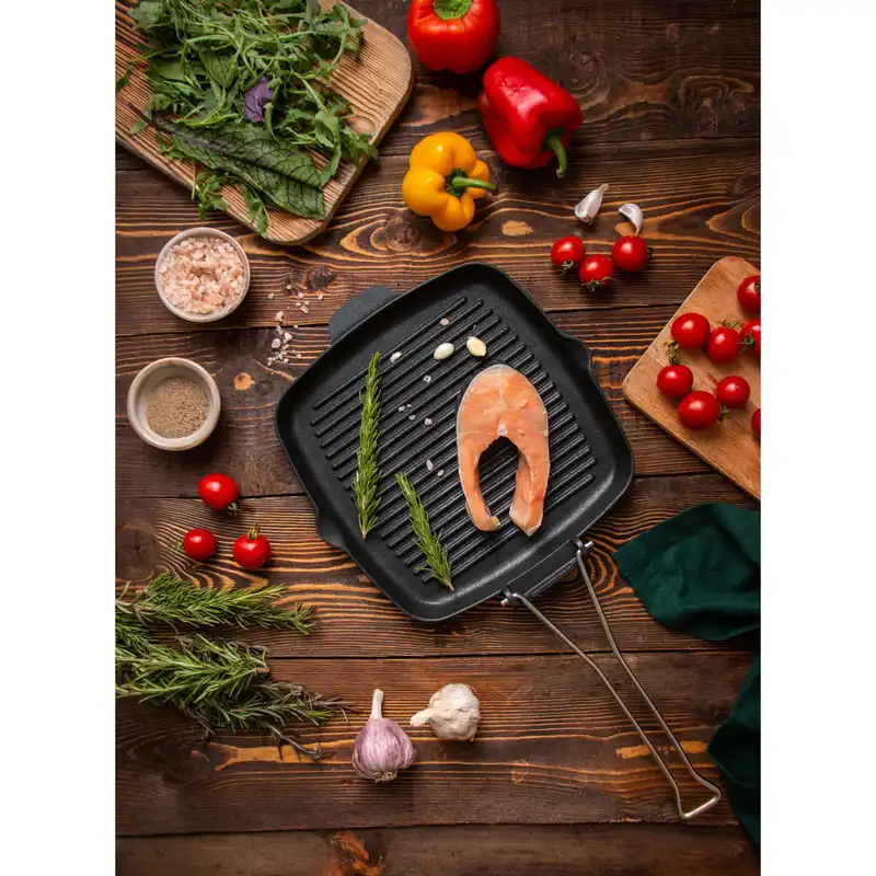 تابه گریل تکنو مدل Square سایز 24