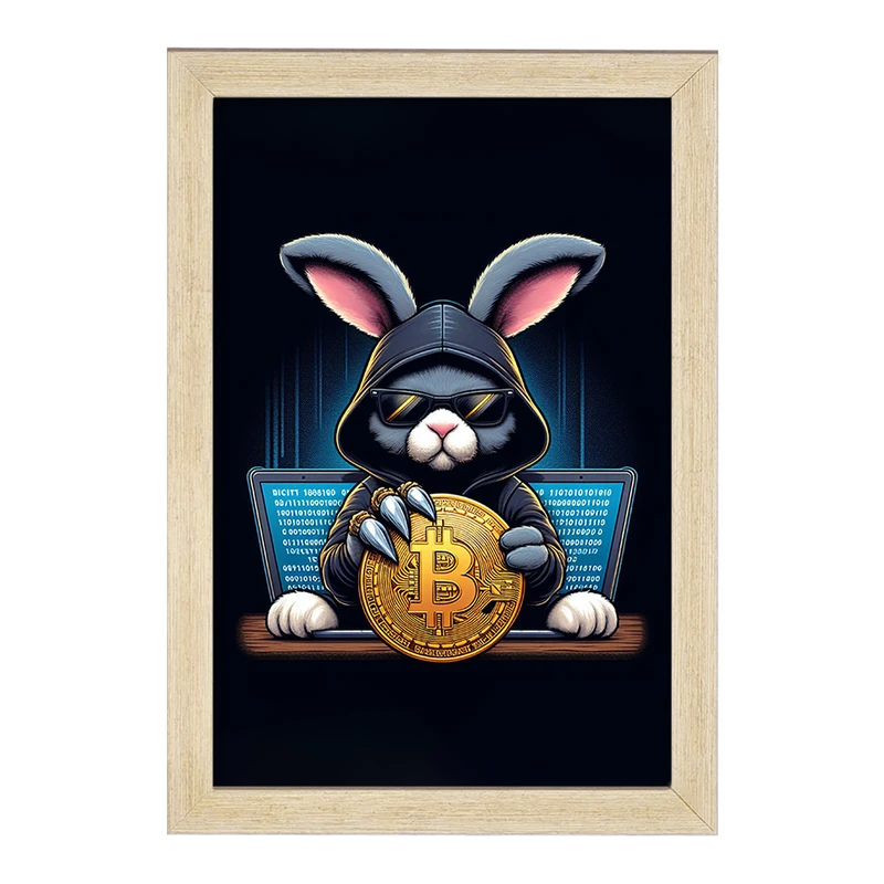 تابلو خندالو مدل بیت کوین (Bitcoin) کد F1643